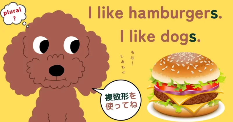 英語の複数形のイラスト
